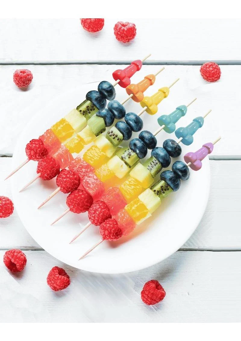 Super Fun Penis Hors D’oeuvre Picks 6 Colorful Picks for Parties - Image 2