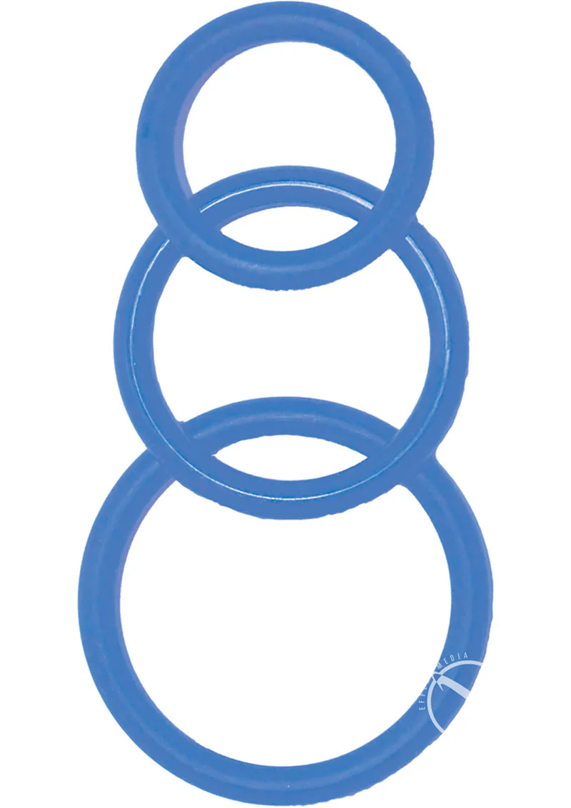 Super Silicone Cockrings 3 Pack Waterproof - Image 3