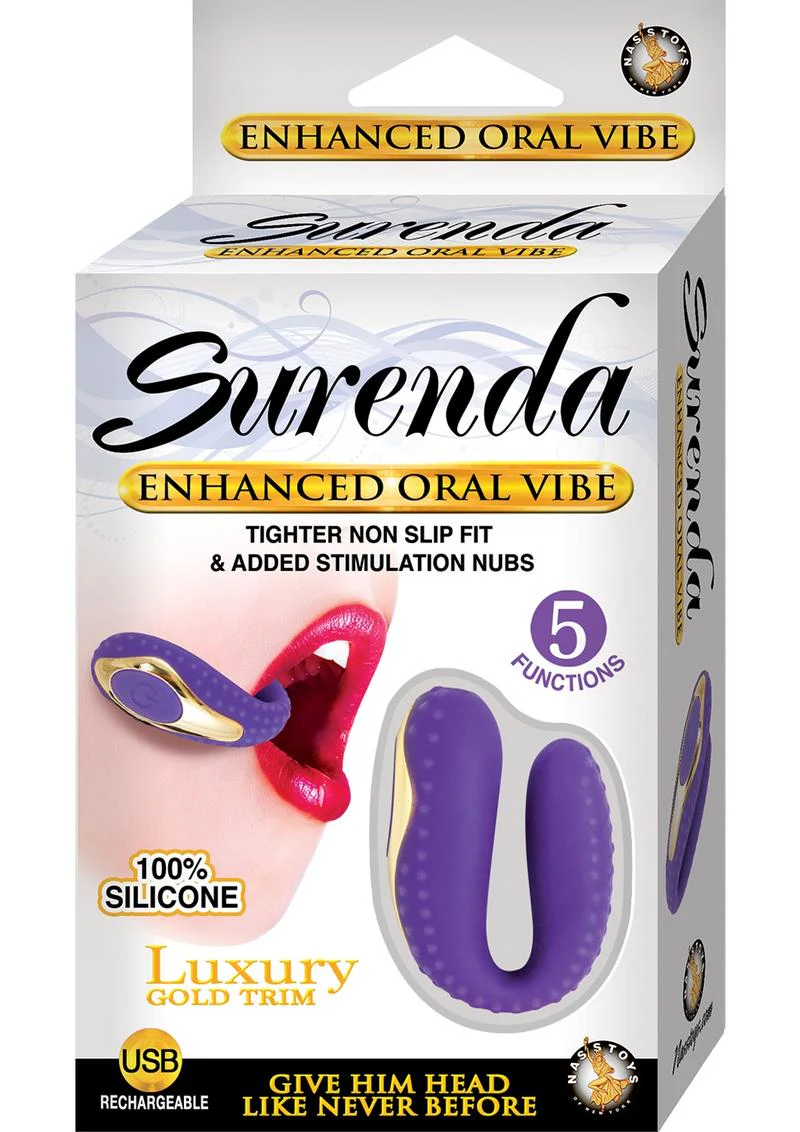 Surenda Enhanced Oral Vibe Silicone Vibrator 5 Functions - Image 4