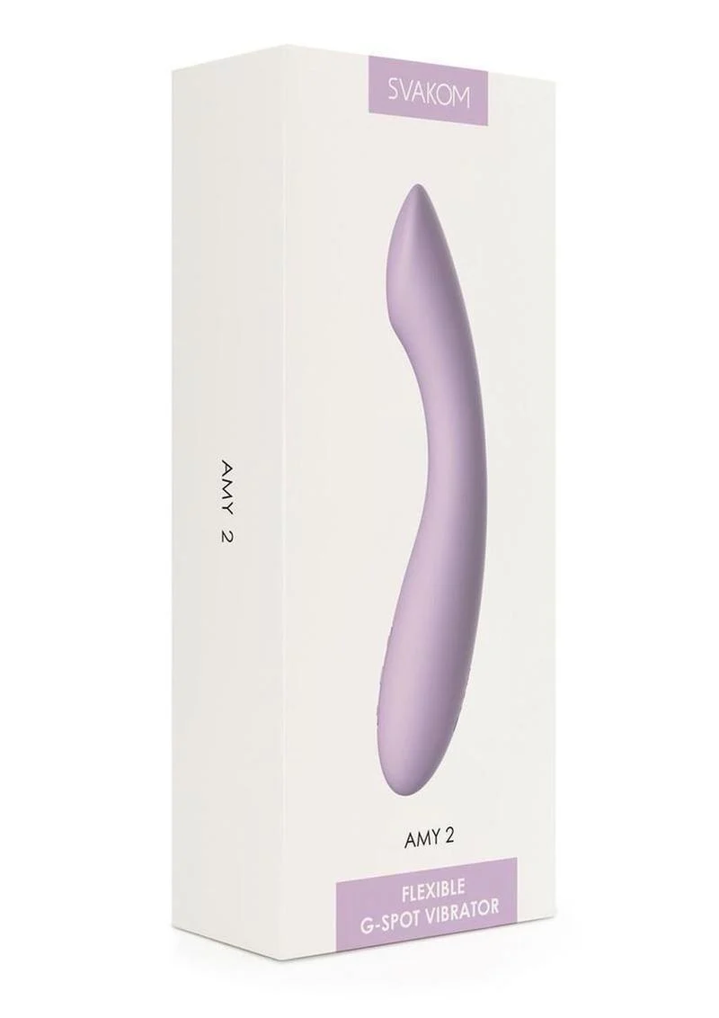 Svakom Amy 2 Rechargeable Silicone Vibrator - Image 2