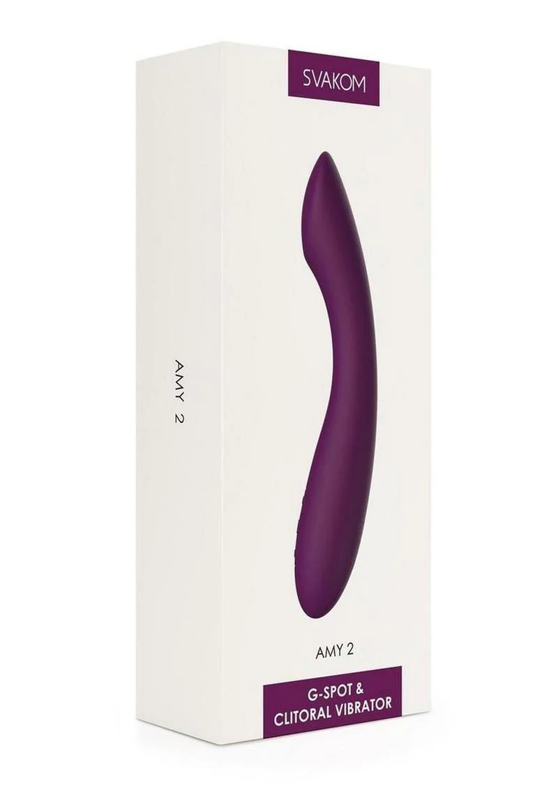Svakom Amy 2 Rechargeable Silicone Vibrator - Image 2