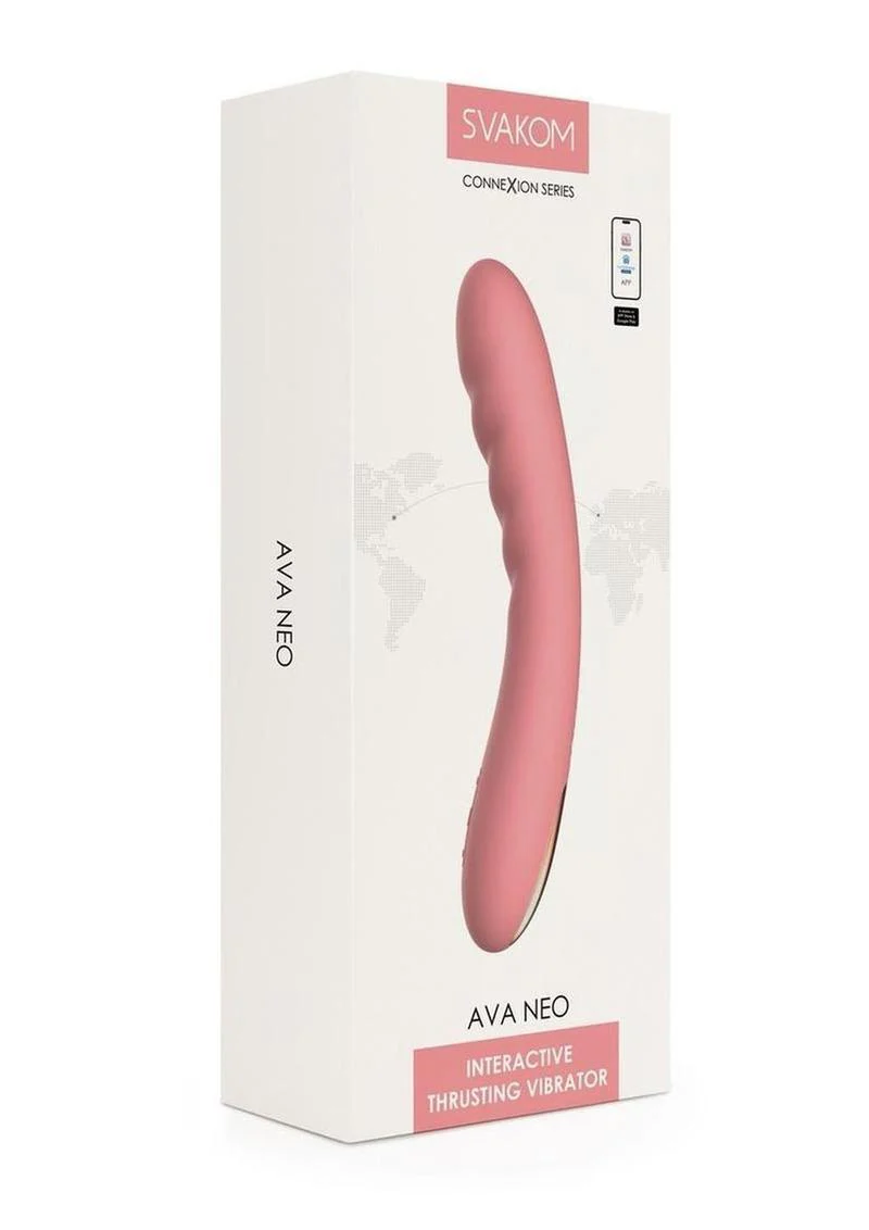 SVAKOM Ava Neo Interactive Thrusting Vibrator App And Remote Control - Image 4