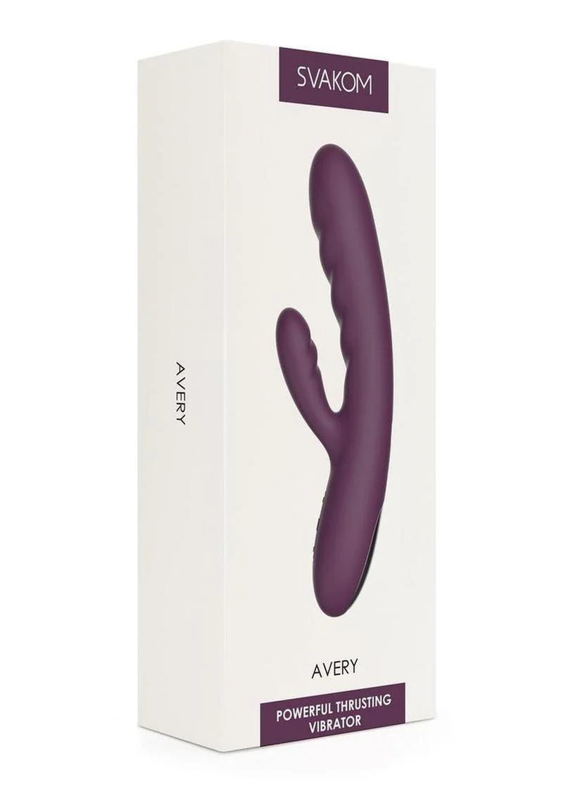 Svakom Avery Powerful Thrusting Vibrator Dual Stimulating Rechargeable - Image 4