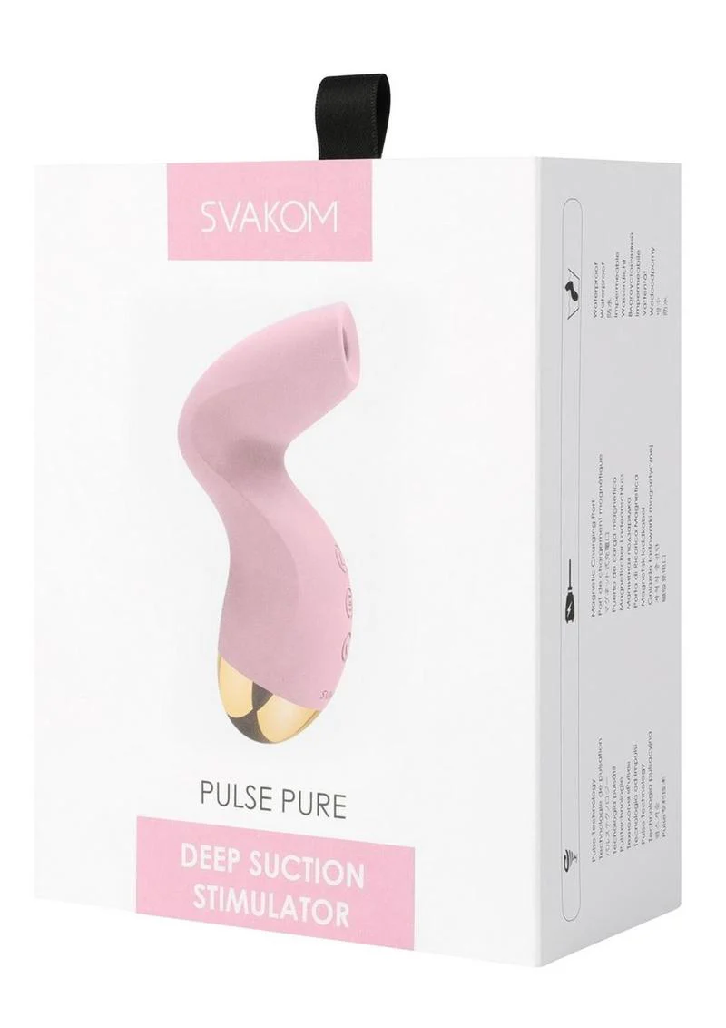 Svakom Pulse Pure Deep Suction Stimulator Silicone Rechargeable Toy - Image 8