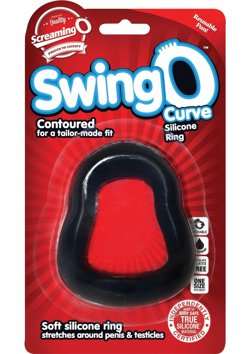 SwingO Curve Soft And Reusable Silicone Cock Ring - Image 8