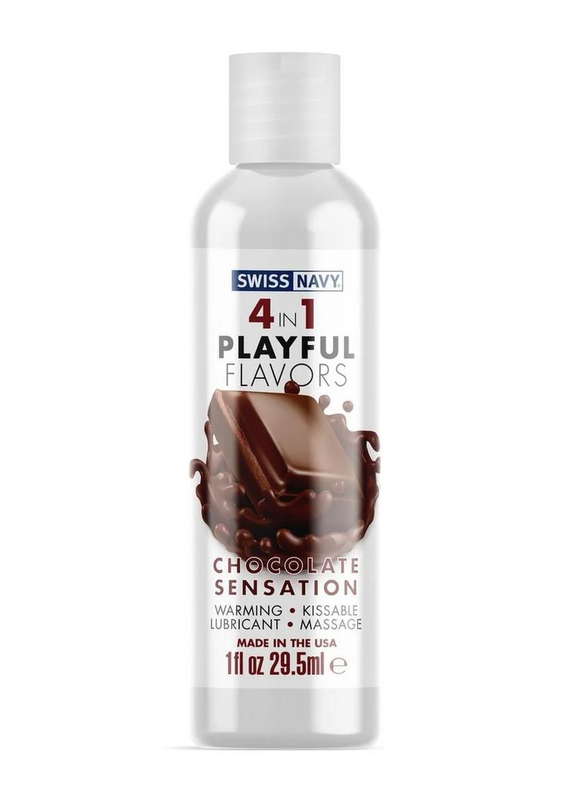 Swiss Navy 4 in 1 Playful Flavors Chocolate Sensation