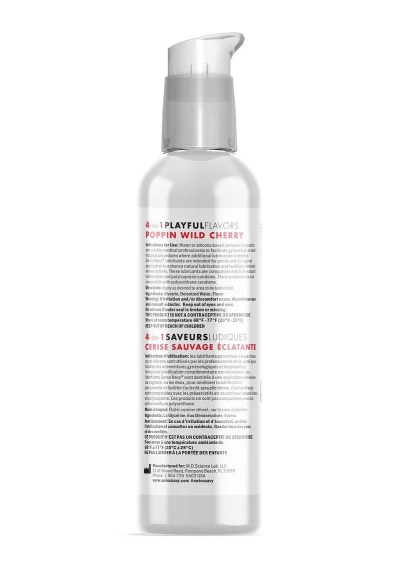 Swiss Navy Playful Flavors Warming Cherry Lubricant - Image 2