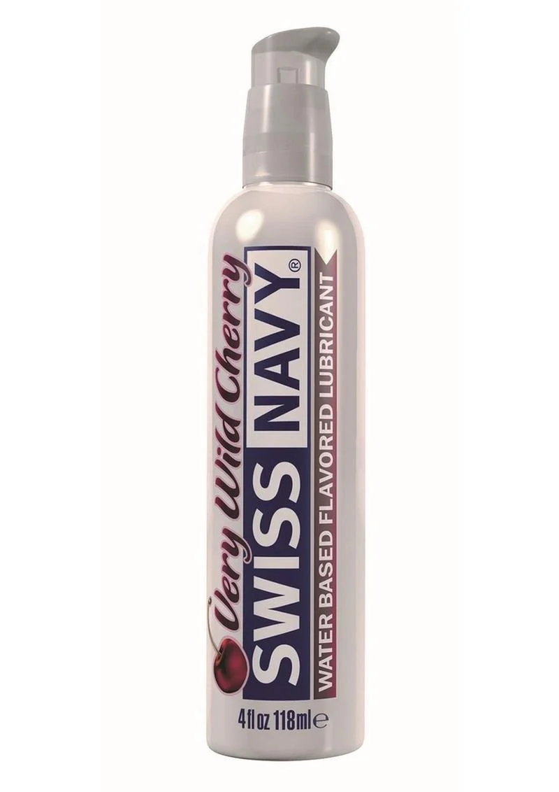 Swiss Navy Very Wild Cherry Flavored Lubricant 4 oz