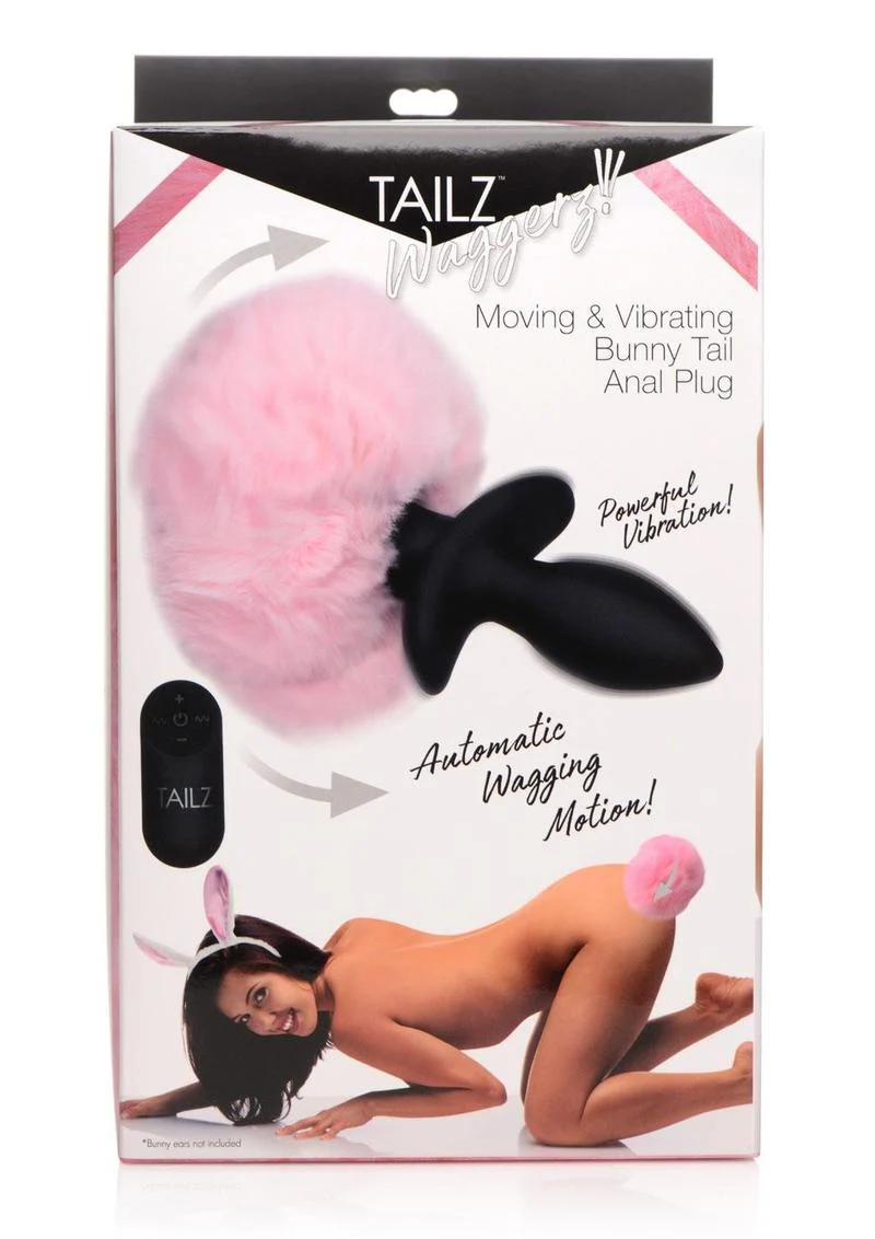Tailz Waggers Moving And Bunny Tail Anal Plug With Remote - Image 4