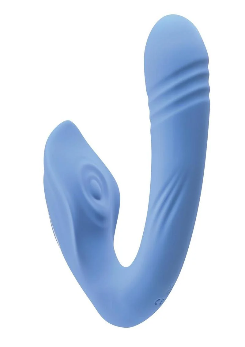 Tap and Thrust Silicone Vibrator - Image 2