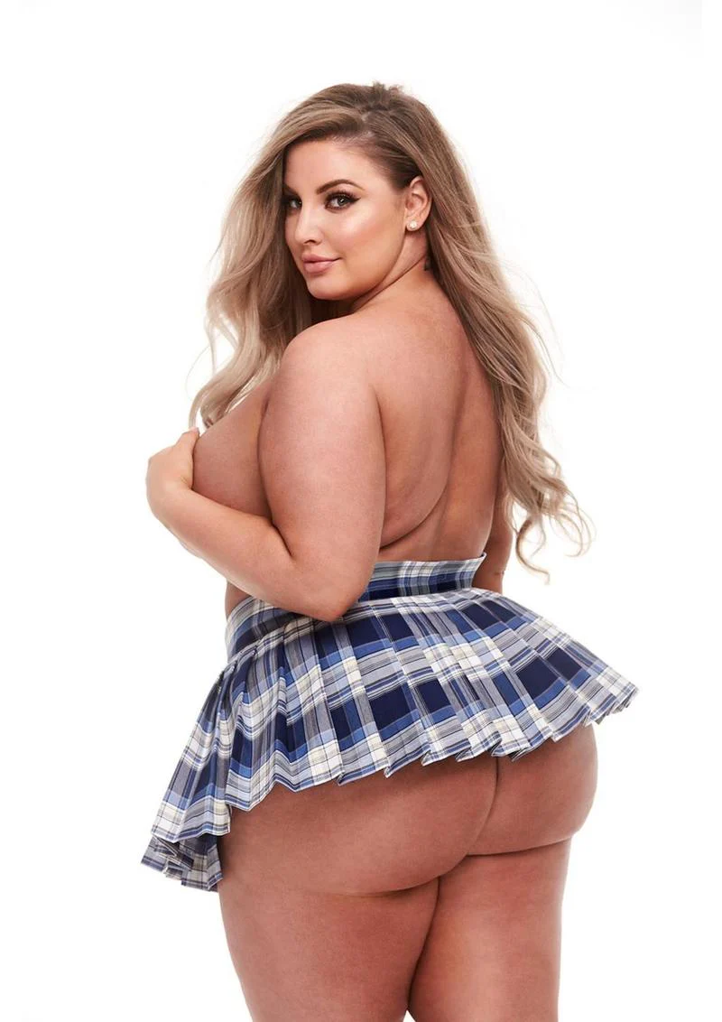 Teacher’s Pet Plaid Versatile Fun Schoolgirl Mini Skirt - Image 3