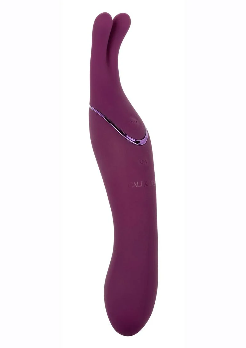 Tempt And Tease 2-in-1 Massager with Rechargeable Silicone Vibrator
