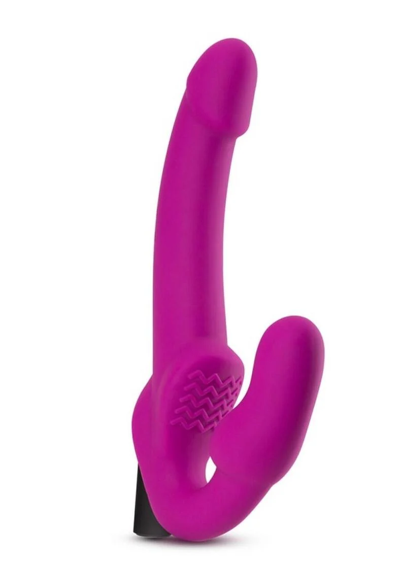 Temptasia Estella Strapless Silicone Vibrating Dildo with Rechargeable Bullet - Image 3
