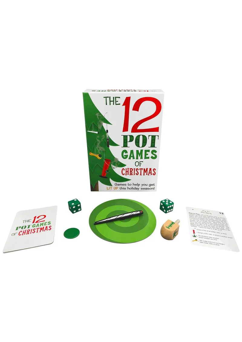 The 12 Pot Games of Christmas Fun and Lively Party Game
