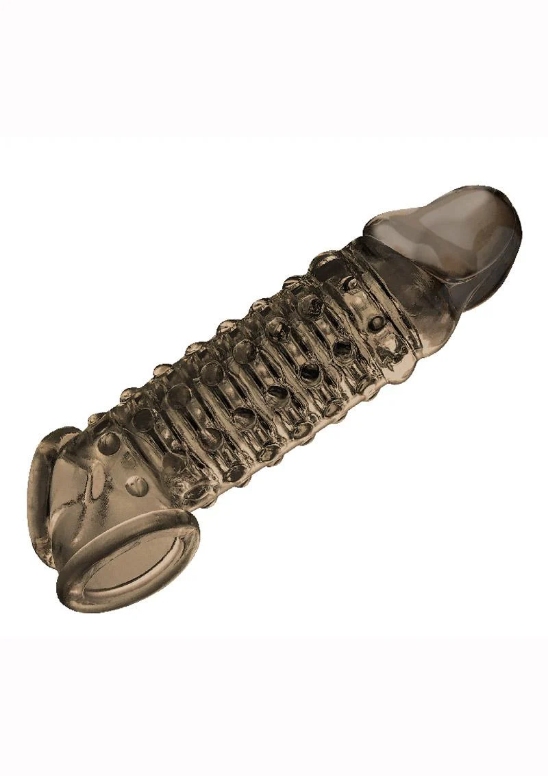 The 9's Toppers Open-Ended Ribbed and Nubbed Penis Extender - Image 2