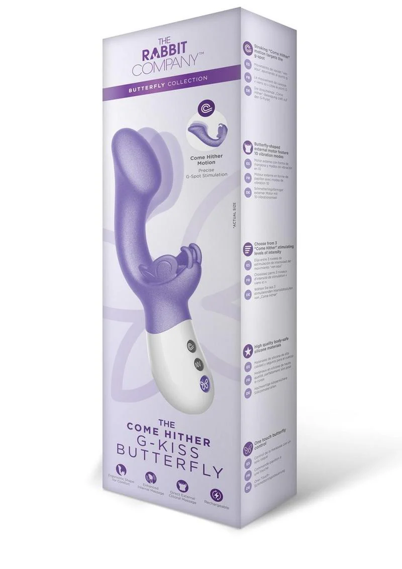 The Come Hither G-Kiss Butterfly Motion Rabbit Vibrator - Image 4