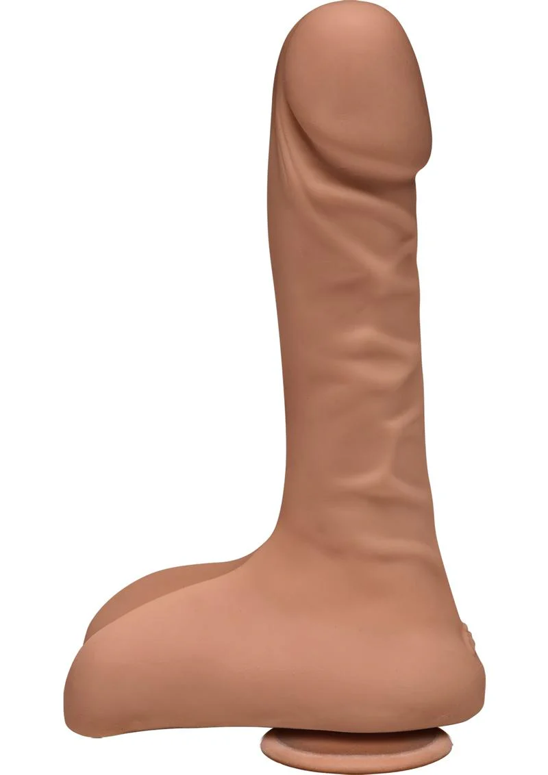 The D by Doc Johnson Super D Dual Density Dildo with Balls - Image 7