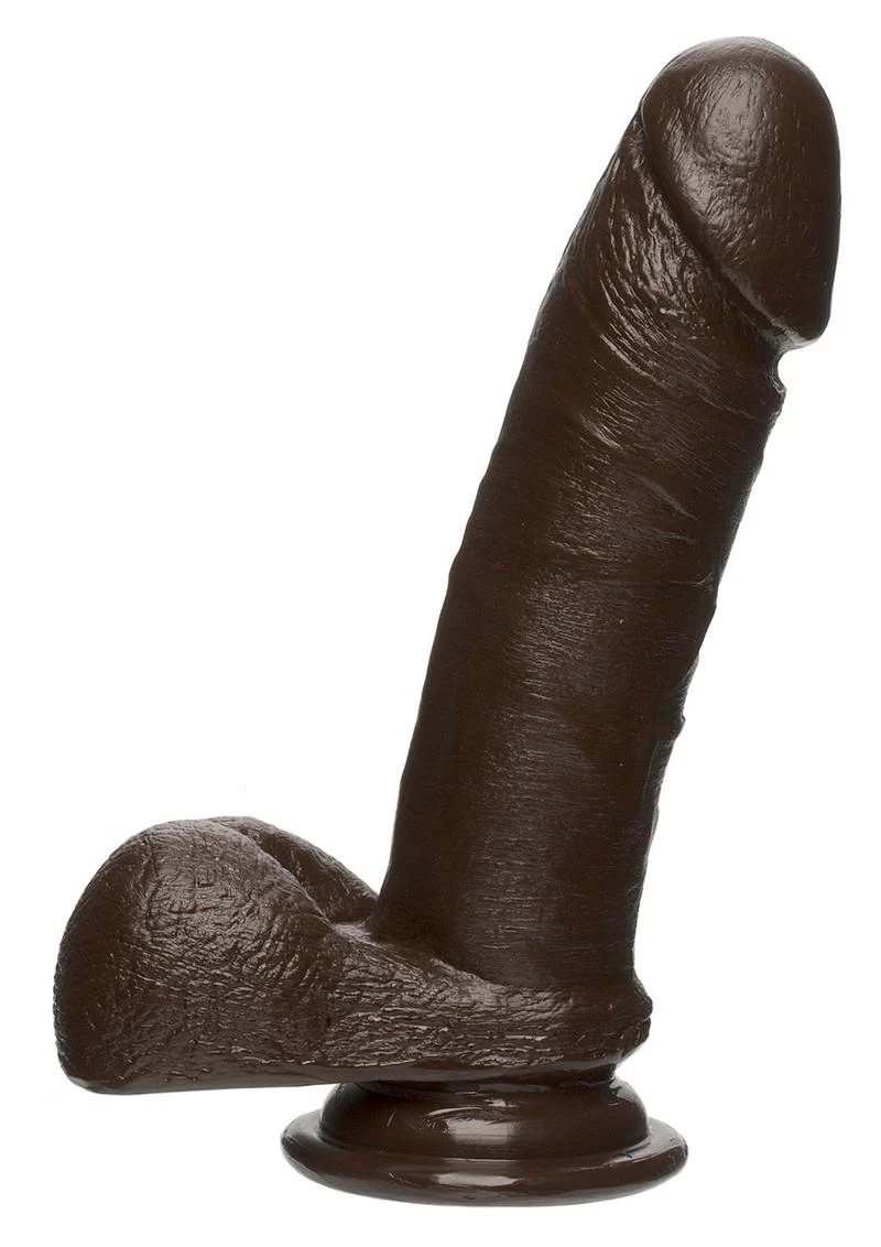 The D Perfect D 7 Inch FirmSKYN Dildo with Balls - Image 2
