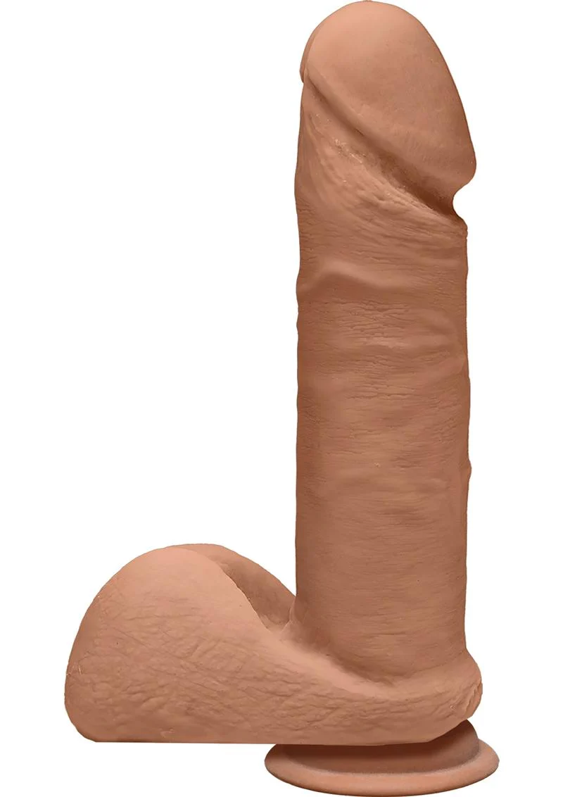 The D Perfect D Dual Density ULTRASKYN Dildo with Balls