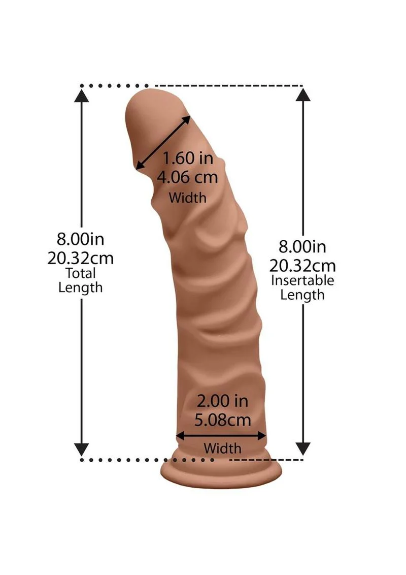 The D Ragin' D 10 Inch Dildo Dual Density Ultraskyn - Image 4