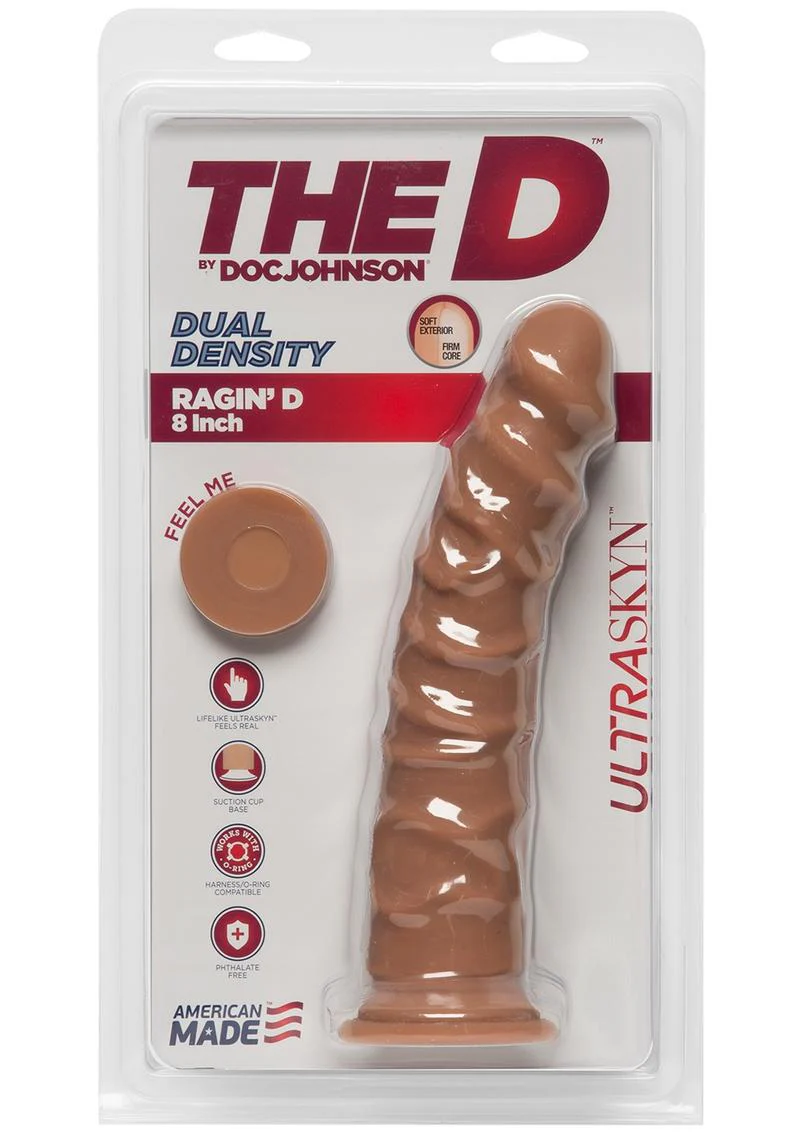 The D Ragin' D 10 Inch Dildo Dual Density Ultraskyn - Image 8