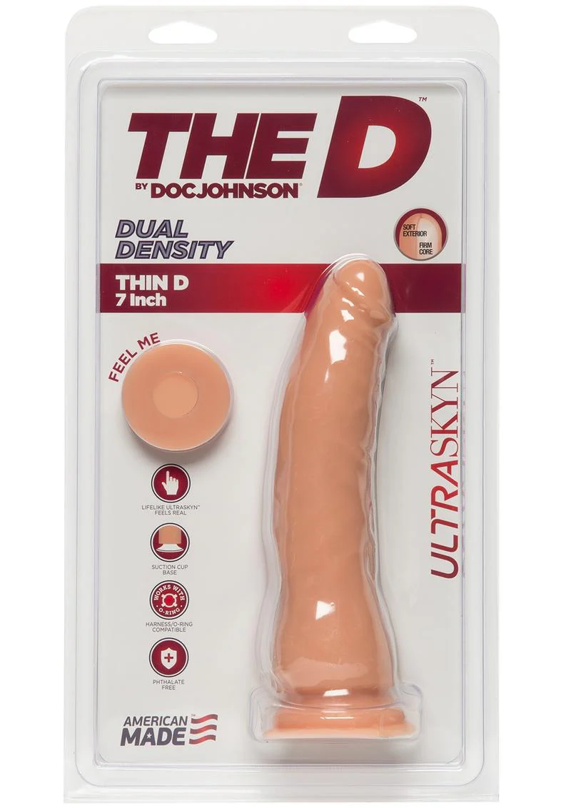 The D Slim D Dual Density ULTRASKYN Dildo - Image 4