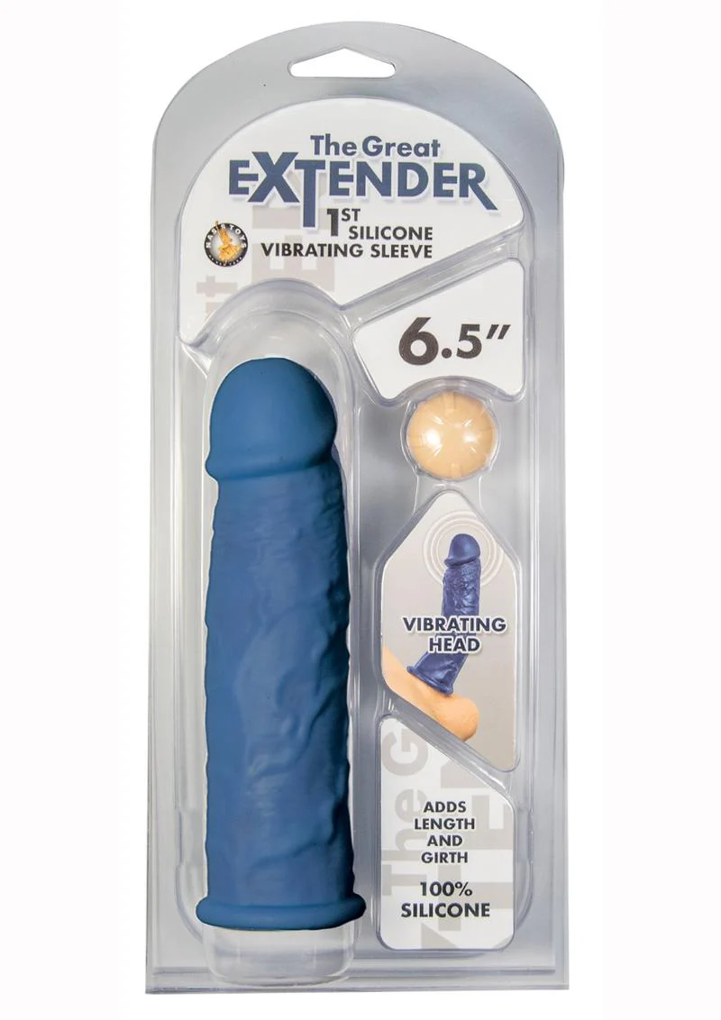 The Great Extender 1st Silicone Vibrating Sleeve - Image 5