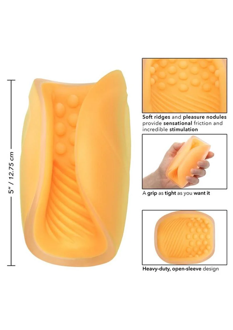 The Gripper Dual Grip Masturbator Beaded And Rippled Spiral Texture - Image 3