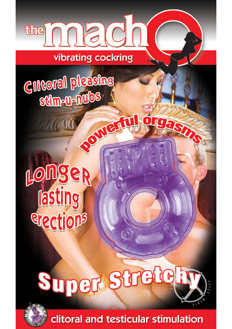 The Macho Vibrating Cock Ring Powerful And Stretchy Couples Ring - Image 6