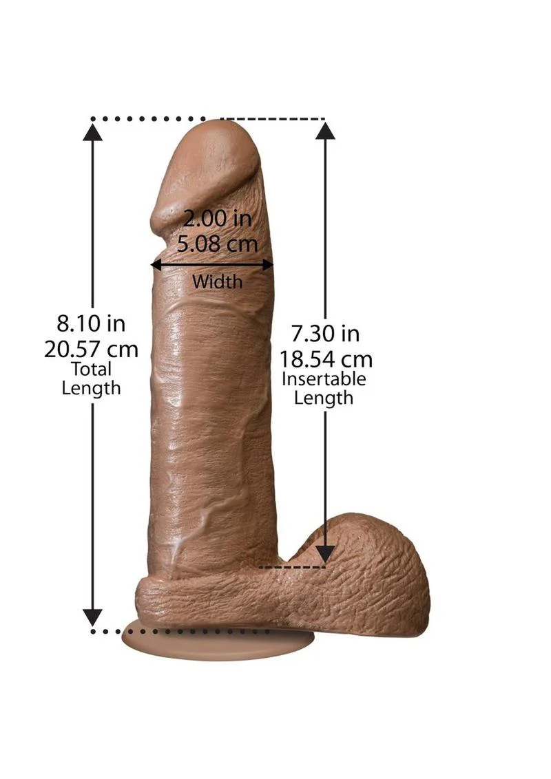 The Realistic Cock Dildo Vac-U-Lock Compatible with Suction Cup - Image 8