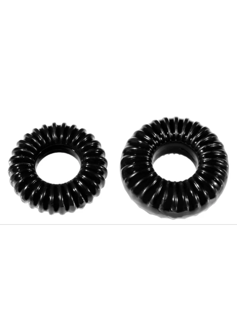 The XPlay Mixed Pack Ribbed Ring & Ribbed Comfortable Ring Slim
