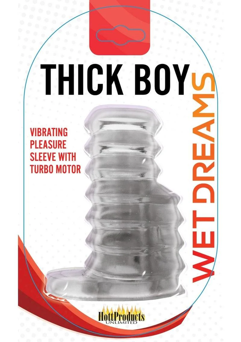 Thick Boy Vibrating Pleasure Sleeve with Turbo Motor - Image 2