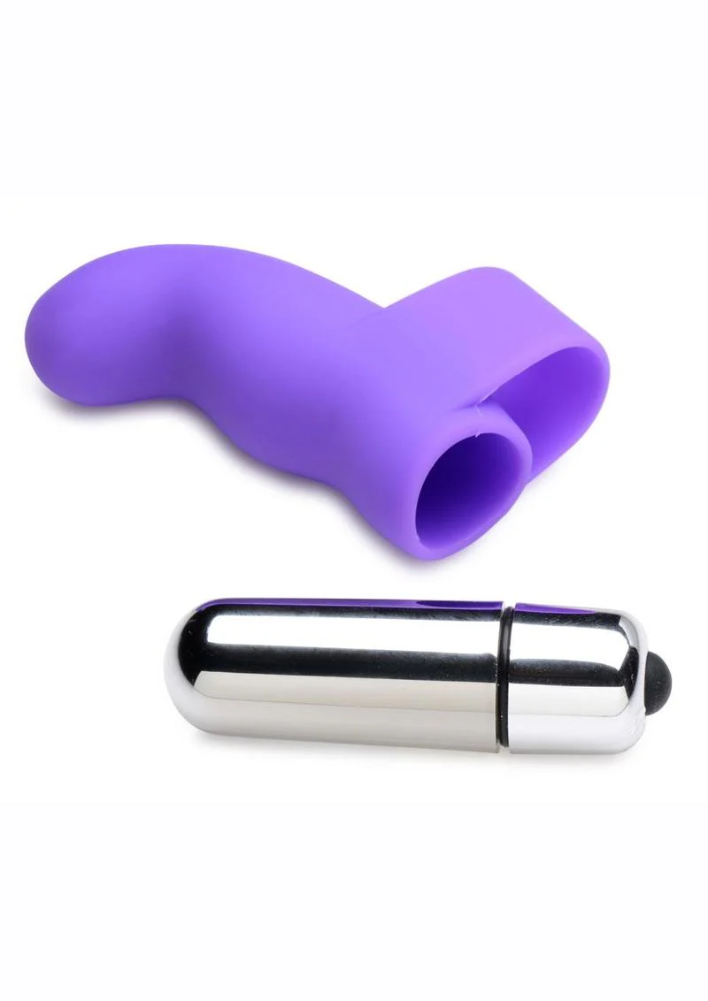 Thrill-Her Silicone Bumpy Gossip Finger Vibrator - Image 3