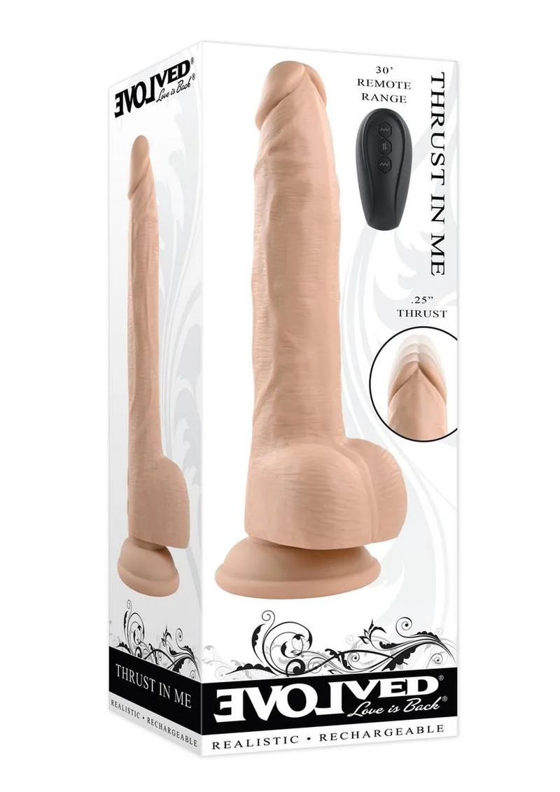 Thrust In Me Realistic Rechargeable Thrusting Remote Control Vibrator - Image 8