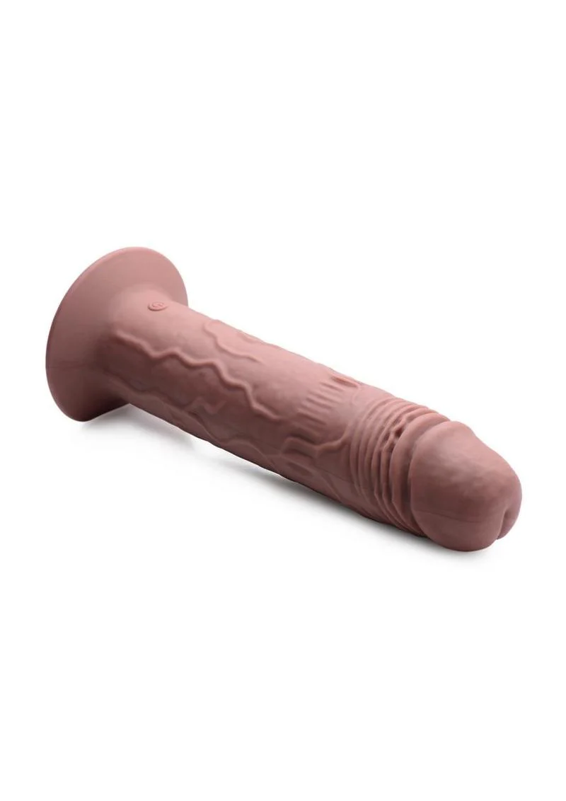 Thump It Vibrating And Thumping Rechargeable Silicone Dildo - Image 3