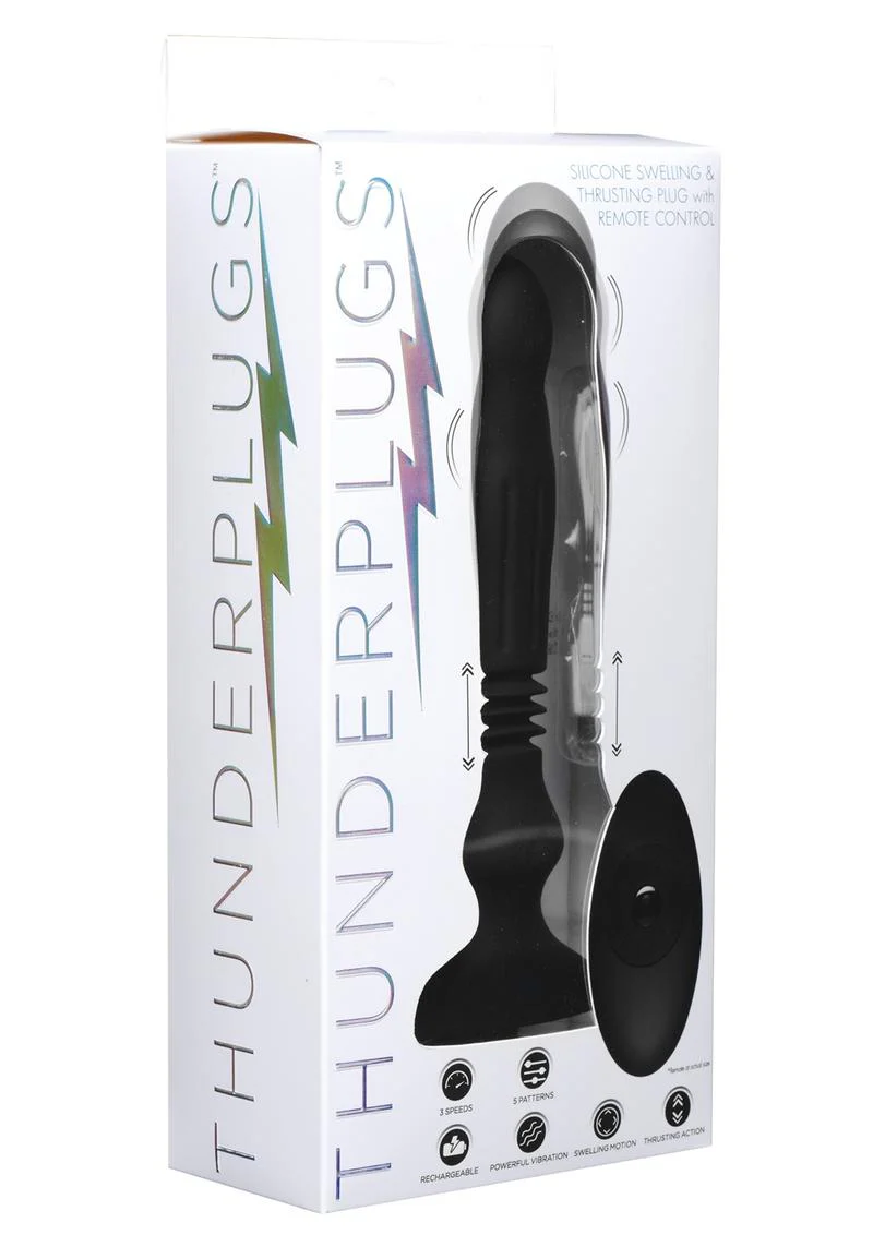 Thunderplugs Silicone Swelling And Thrusting Plug with Remote Control - Image 4