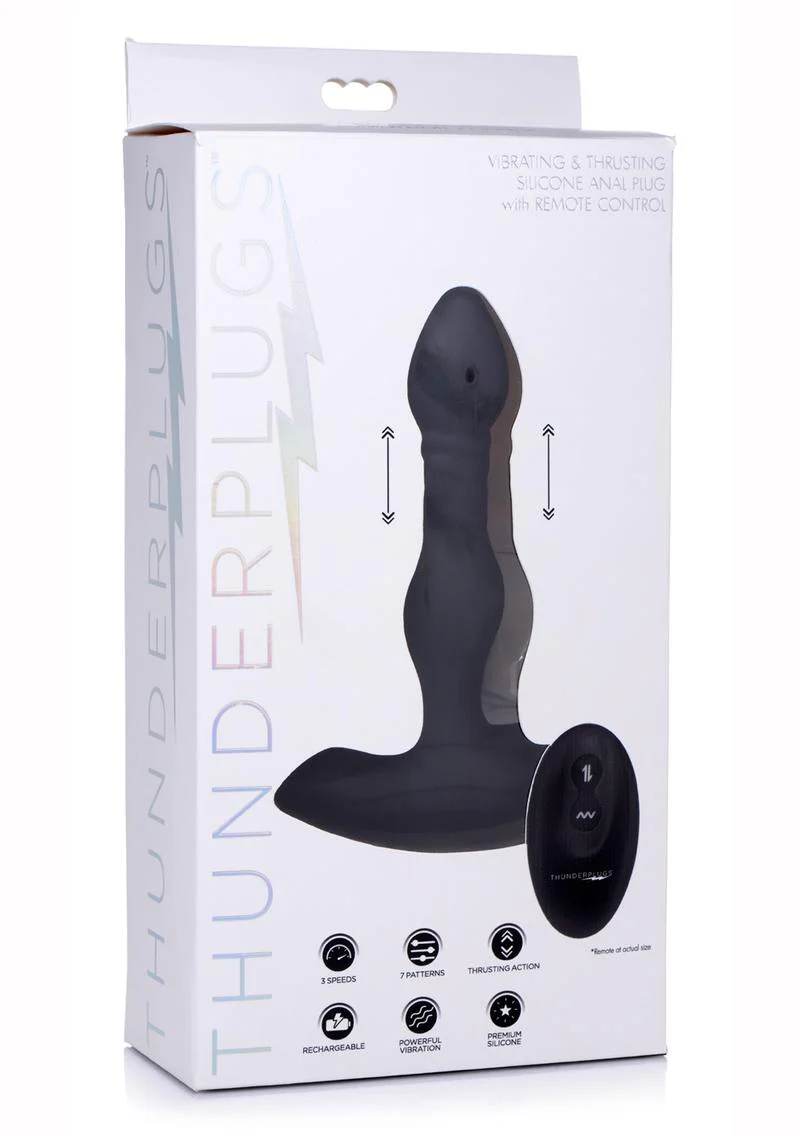 ThunderPlugs Vibrating And Thrusting Anal Plug - Image 4