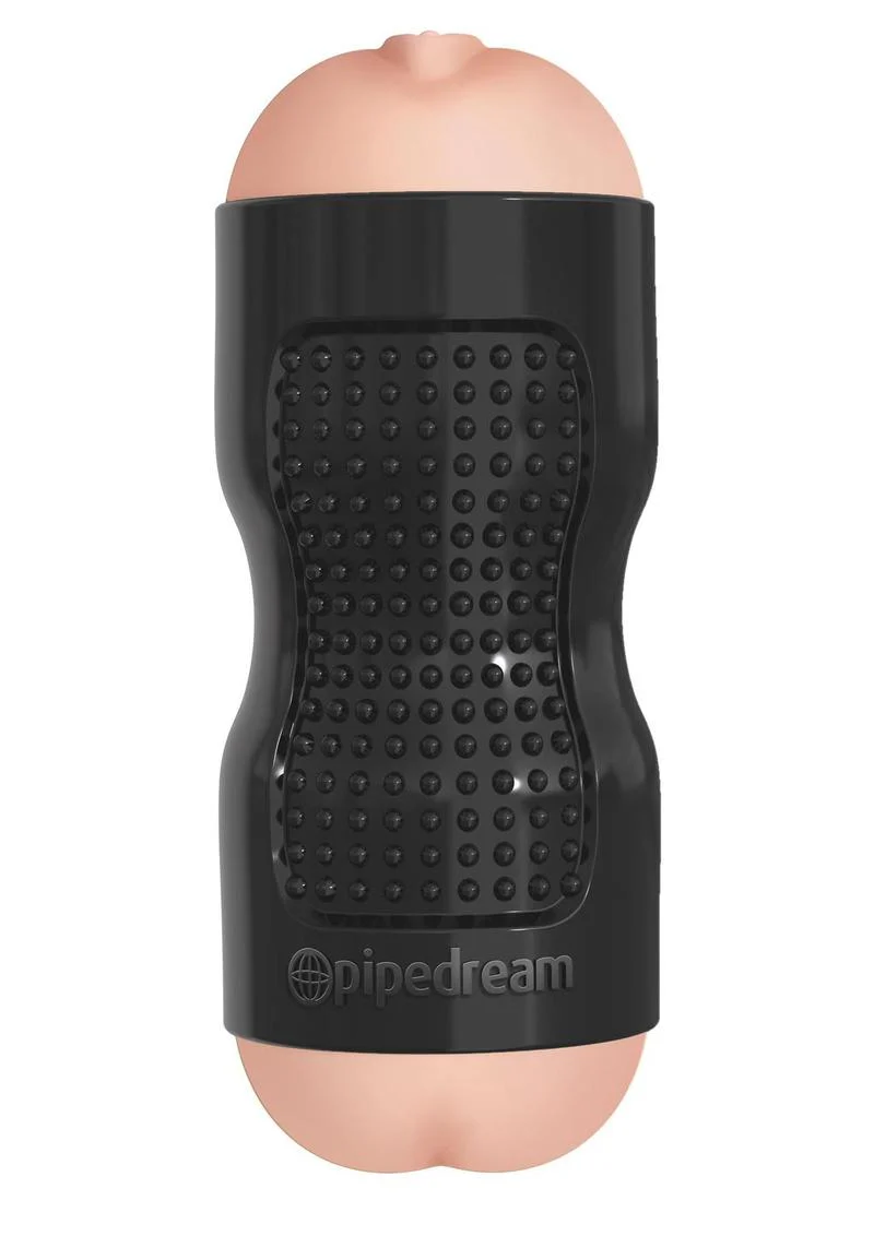Tight Grip Pussy And Ass Masturbator Dual-Density Stroker