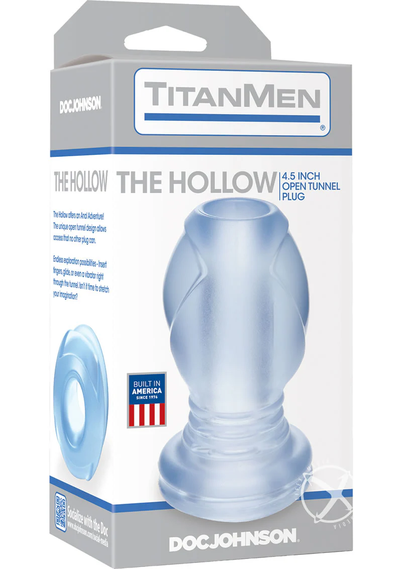 TitanMen The Hollow Open Tunnel 4.5 Inch Anal Plug Unique Design - Image 3