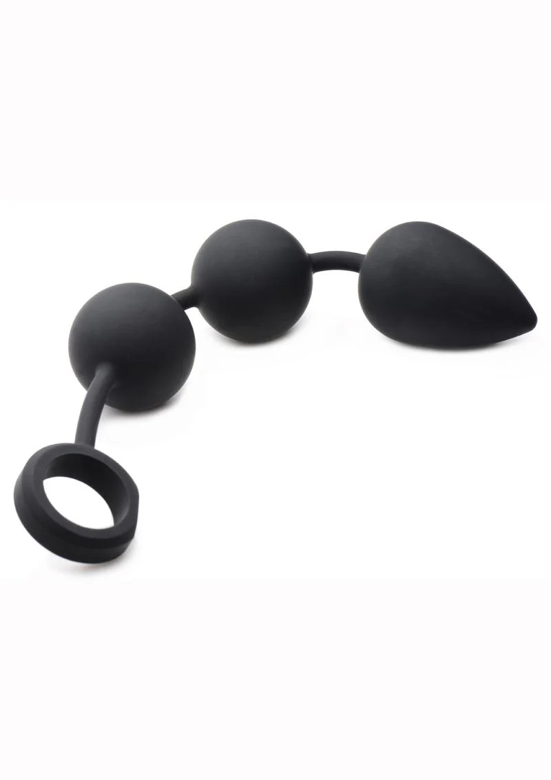 Tom of Finland Weighted Anal Ball Plug Graduated Anal Beads