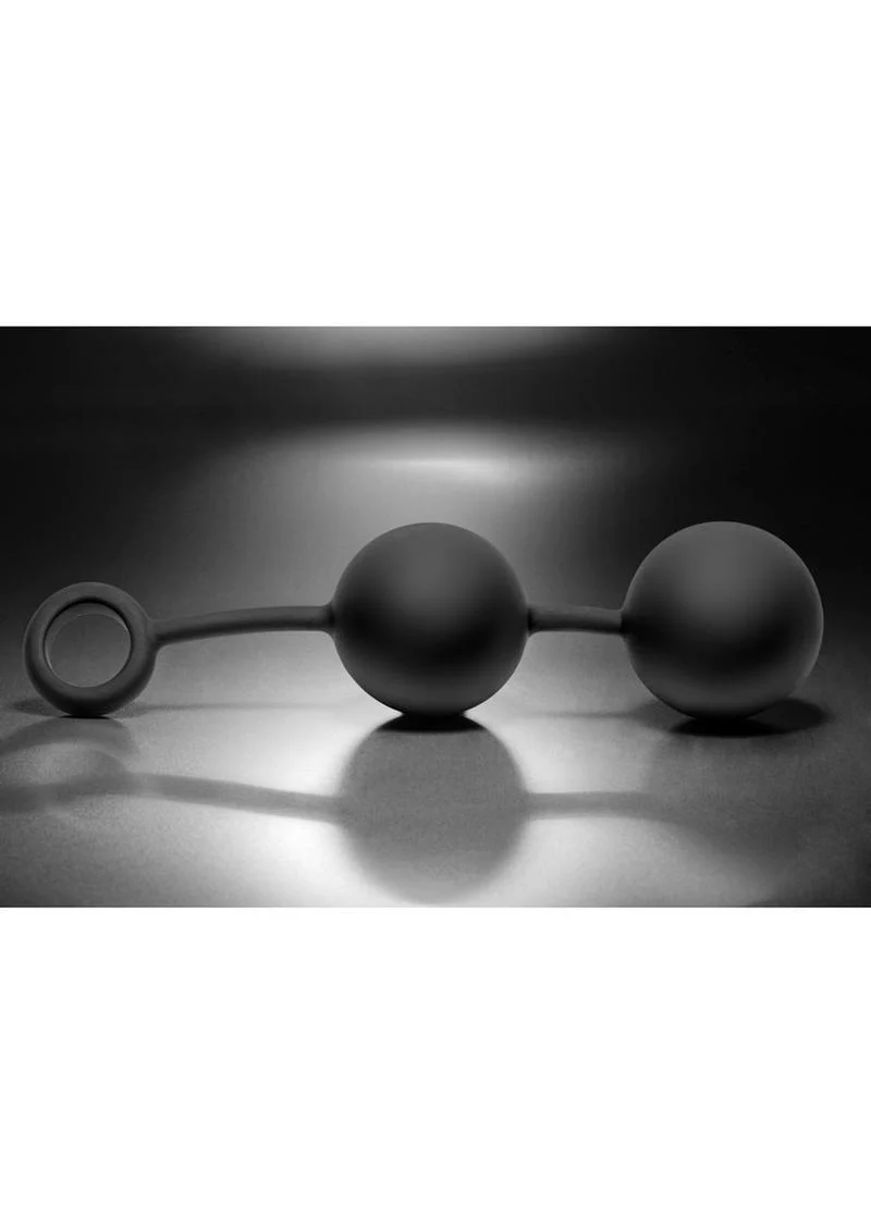 Tom of Finland Weighted Anal Balls Premium Clear Design - Image 2