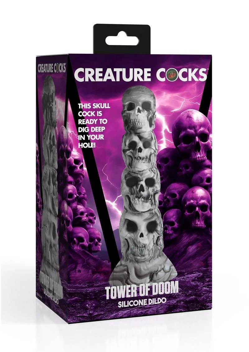 Tower Of Doom Dildo Skull Design For Thrilling Sensations - Image 2