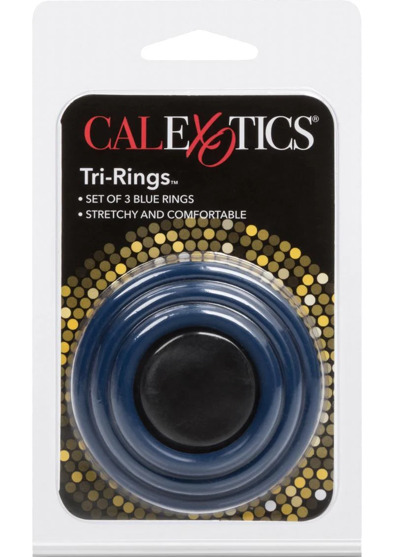 Tri Rings Multi Color Cock Ring Set - Image 18