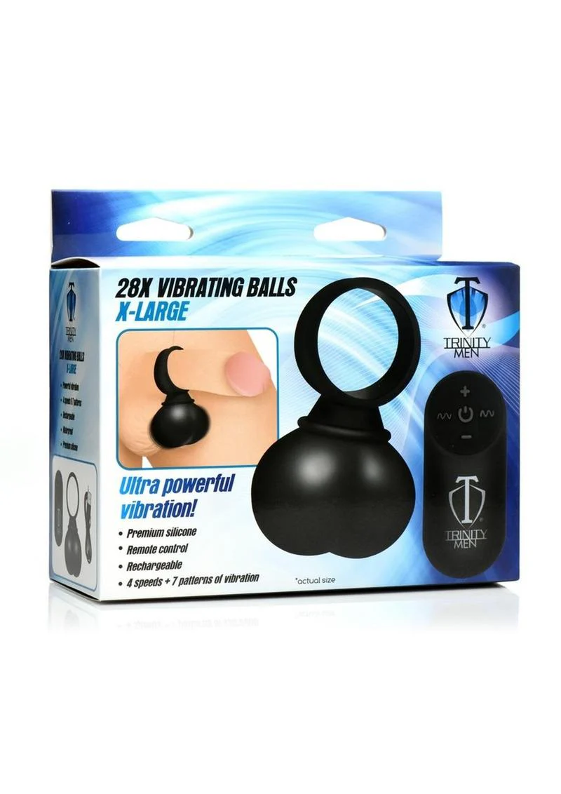 Trinity Men Vibrating Balls X-Large Rechargeable with Remote Control - Image 4