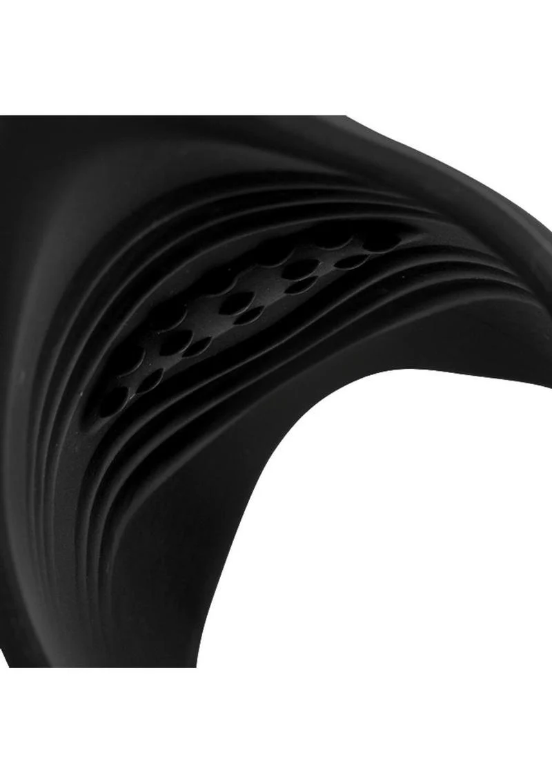 Trinity Vibes 10X Pleasure Stroke Vibrating Silicone Penis Sleeve - Image 2