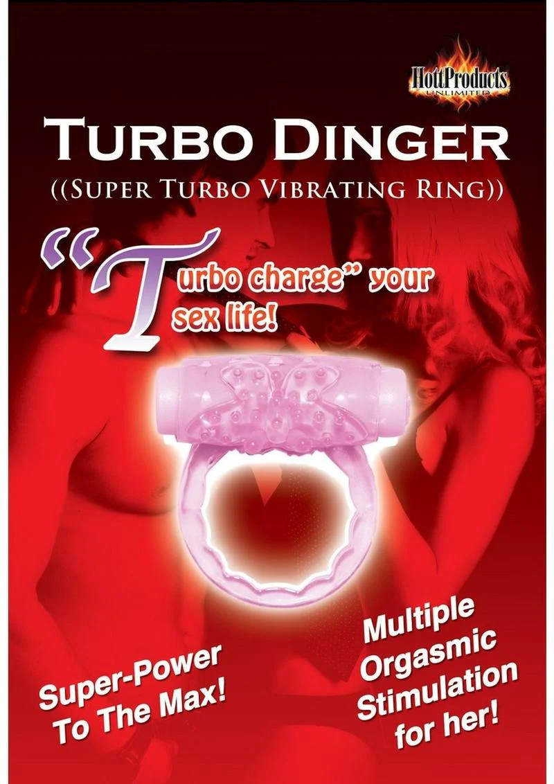 Turbo Dinger Super Turbo Vibrating Cock Ring - Image 3