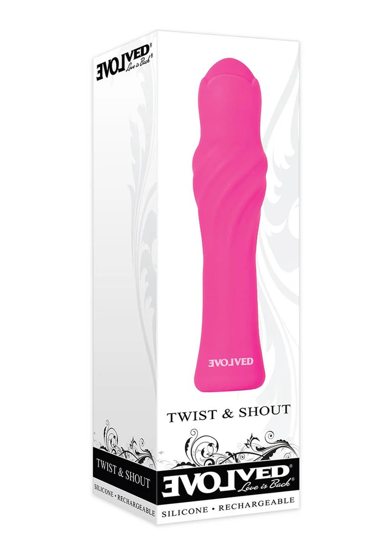 Twist and Shout Silicone Rechargeable Vibrator - Image 3