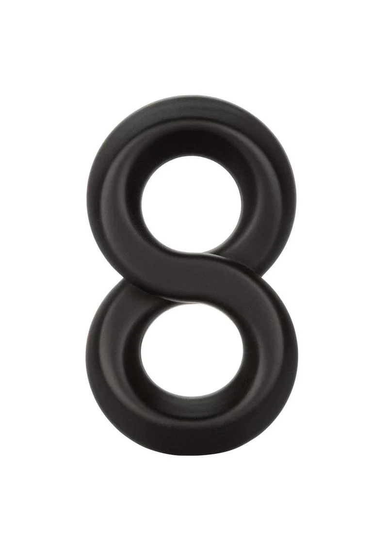 Ultra Soft Crazy 8 Dual Silicone Cock Ring - Image 3