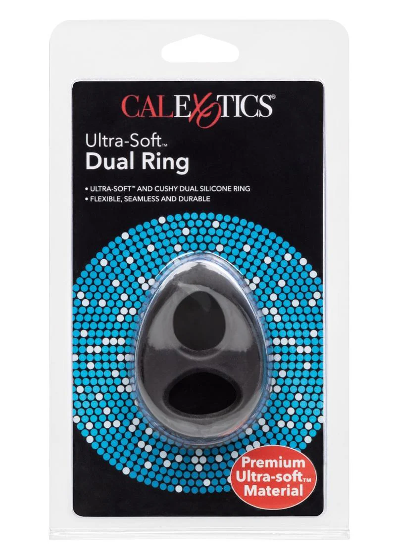 Ultra-Soft Dual Ring Silicone Cock Ring - Image 4