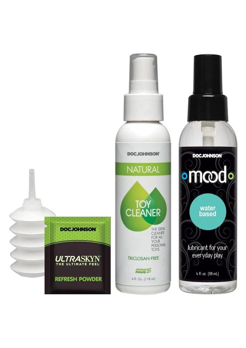 Vac-U-Lock Crystal Jellies Set Complete Kit for Couples - Image 3